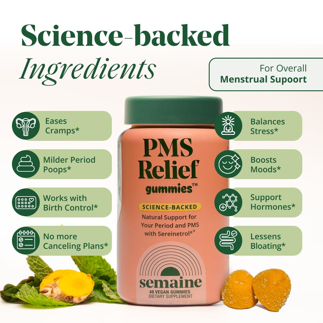 Semaine PMS Gummy Supplement Semaine uk supplements