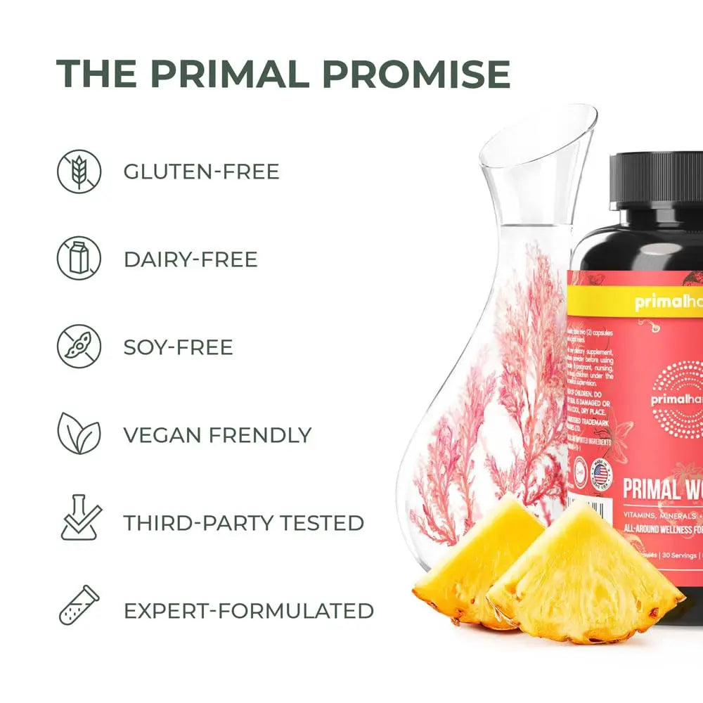 Primal Harvest Multivitamin for Women Vitamin A, Vitamin C, Vitamin D and E, Vitamin B12, B6, Biotin, Zinc Supplements Primal Harvest uk supplements