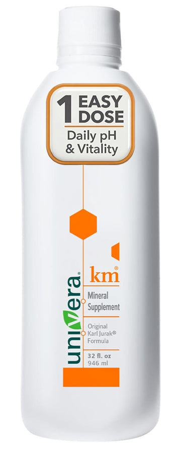 Univera km Liquid Potassium Supplement, pH Balance, Digestion Support, Mineral Supplements with Magnesium, Original Karl Jurak Formula, 32 fl oz (30-Day Supply) Univera uk supplements