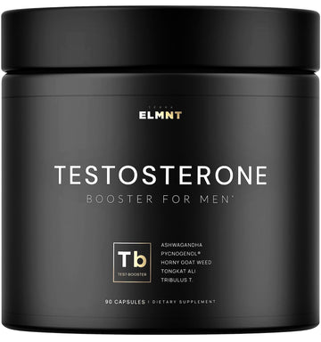 21,800mg Testosterone Booster for Men 8X Strength w. Ashwagandha, Tongkat Ali, Pycnogenol, Tribulus - Total T Male Enhancing Test Booster + Muscle Builder Workout Testosterone Supplement for Men TERRA ELMNT uk supplements
