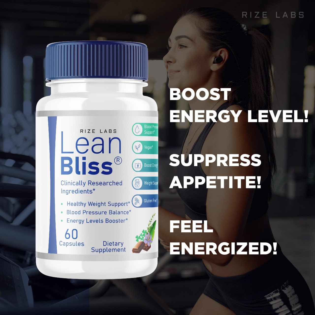 (2 Pack) Lean Bliss Weight Loss Pills, Lean Bliss Fat Burning Formula, LeanBliss Advanced rize labs uk supplements