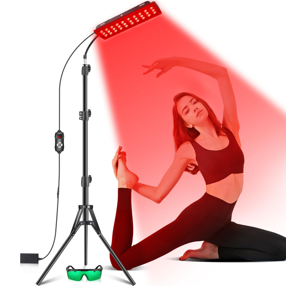 RUISQM Red Light Therapy Lamp, Infrared Light Therapy with Stand - 660nm Redlight & 850nm RUISQM uk supplements