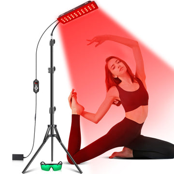 RUISQM Red Light Therapy Lamp, Infrared Light Therapy with Stand - 660nm Redlight & 850nm RUISQM uk supplements