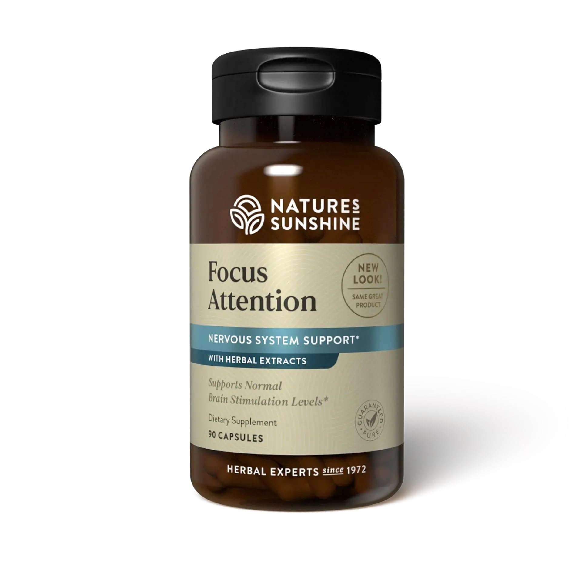 Nature's Sunshine Focus Attention, 90 Capsules, Provides Nutrients That Help Maintain Normal Brain-Stimulation Levels While Supporting Blood Circulation and Neurotransmitter Levels in The Brain Nature's Sunshine uk supplements