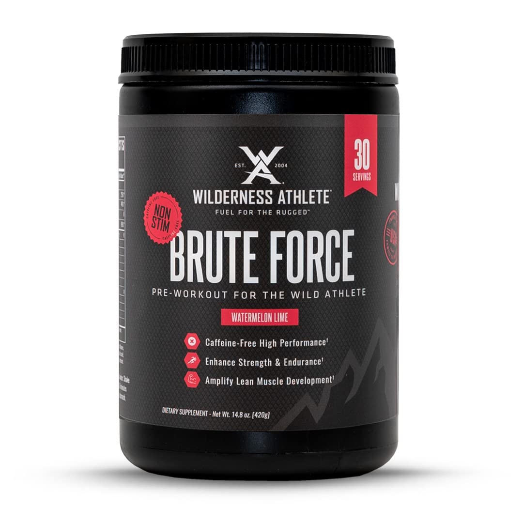 Wilderness Athlete - Brute Force (Caffeine Free Preworkout) | Stim Free Pre Workout Energy Wilderness Athlete uk supplements