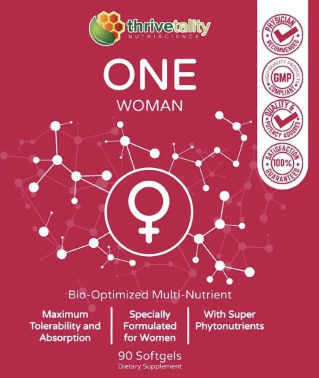 ONE Woman Bio-Optimized Multi-Nutrient by Thrivetality | Women's Multivitamin | #1 Physician Formulated | Science Based | Clinically Proven | Thrivetality Nutriscience uk supplements