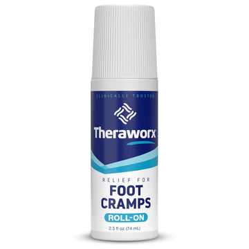 Theraworx Relief for Foot Cramps, Fast-Acting Foot Cramp Relief Roll-On - 2.5 Oz - 1 Count Theraworx uk supplements