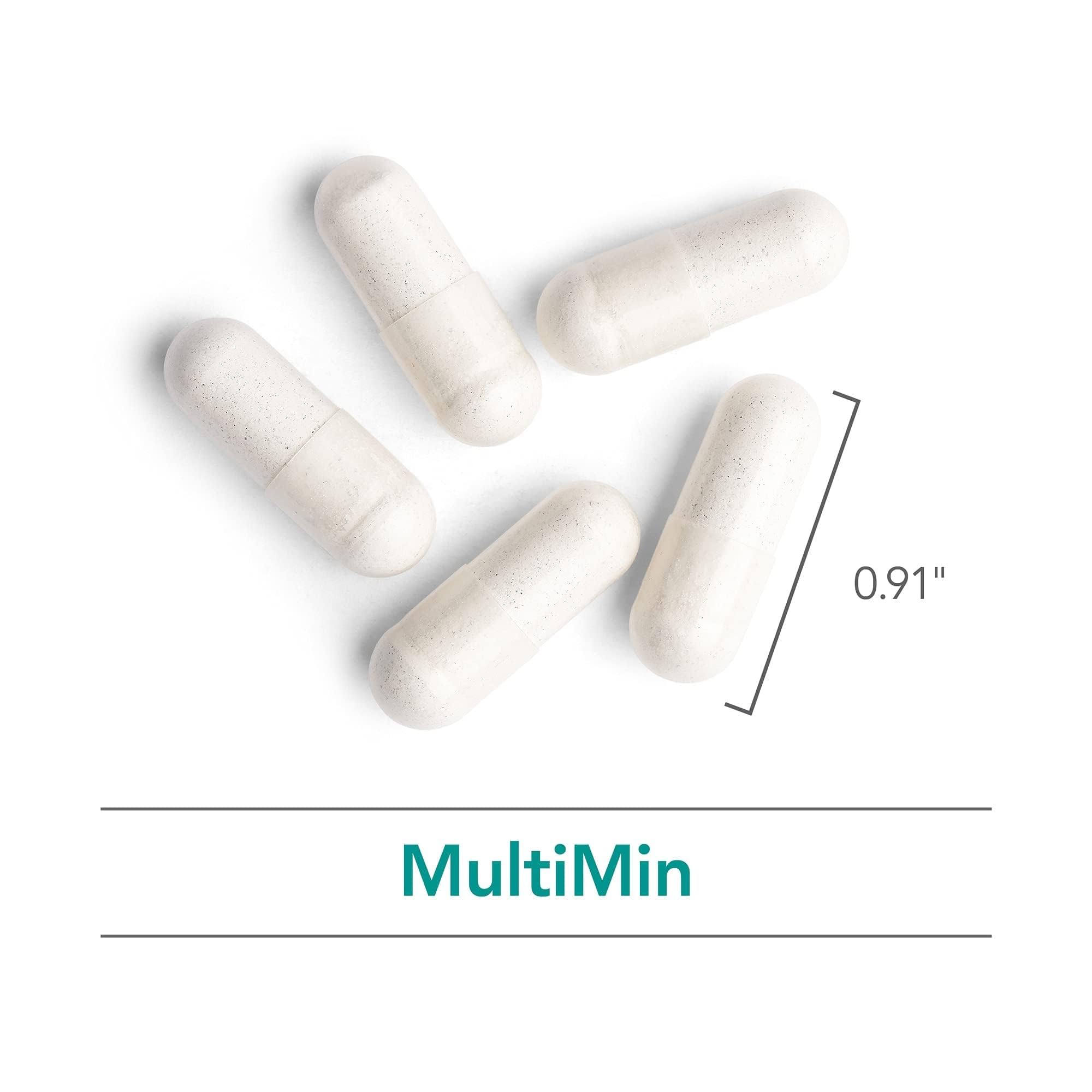 NutriCology MultiMin - Essential Mineral Blend with Macro Trace & Ultra Trace Minerals - Supports Mineral Balance Absorption & Cellular Function - 120 Servings - 120 Vegetarian Capsules Allergy Research Group uk supplements