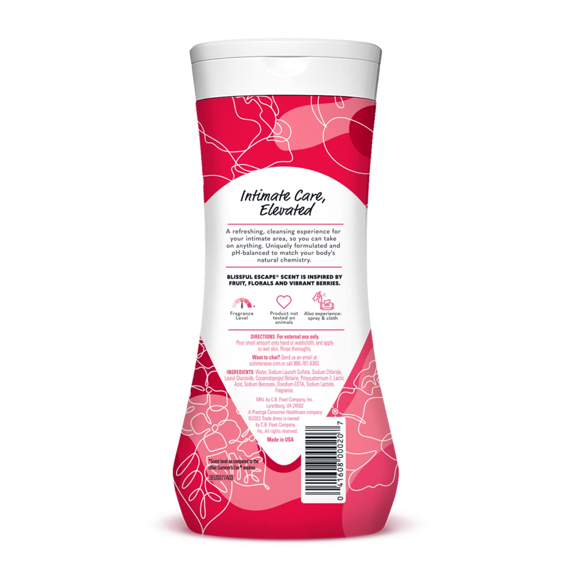 Summer's Eve Blissful Escape Daily Refreshing All Over Feminine Body Wash, Removes Odor Summer's Eve uk supplements
