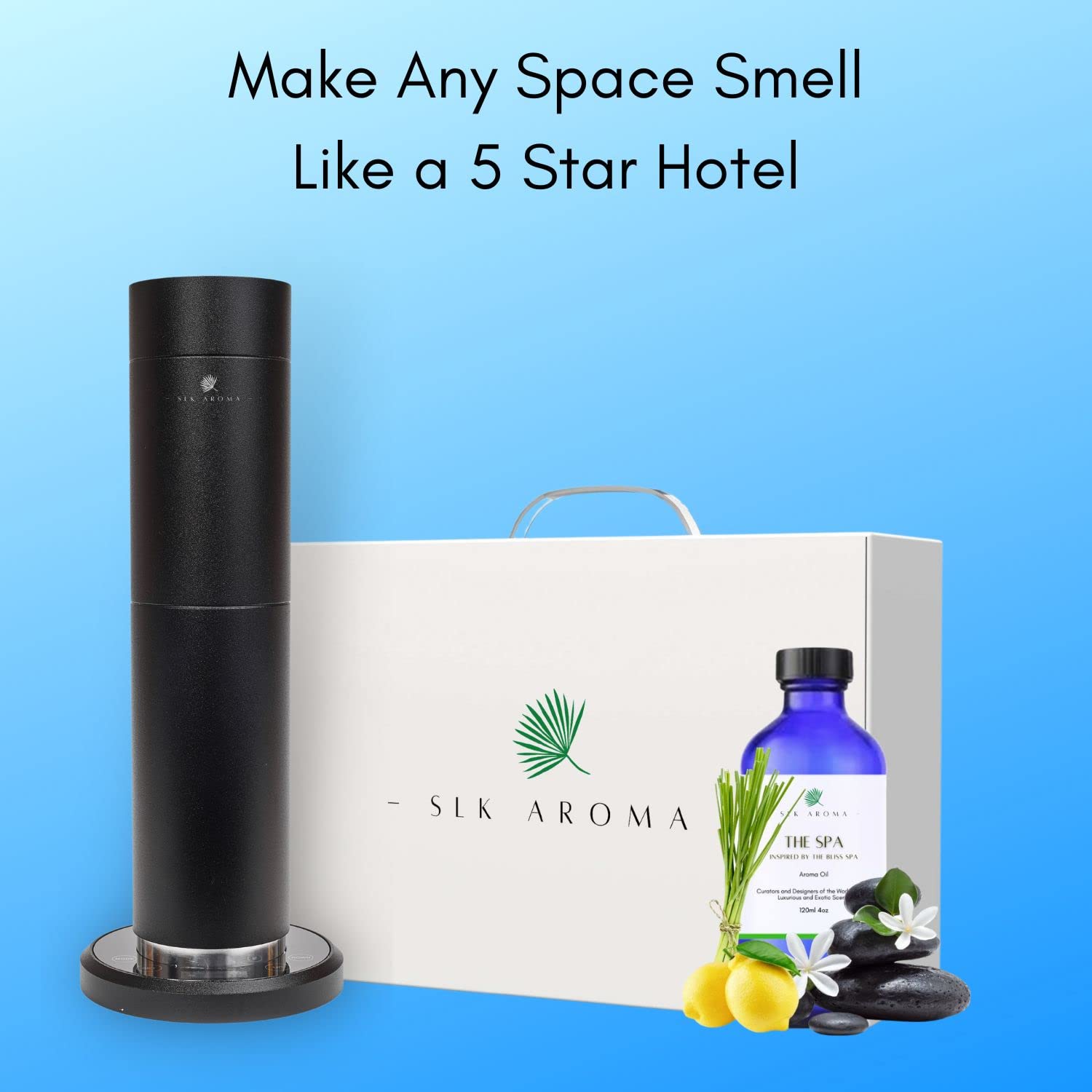 SLK Aroma, The SPA, Ultra Luxury Spa Scented Aroma Oil for Home Fragrance Diffusers - Waterless SLK Aroma uk supplements