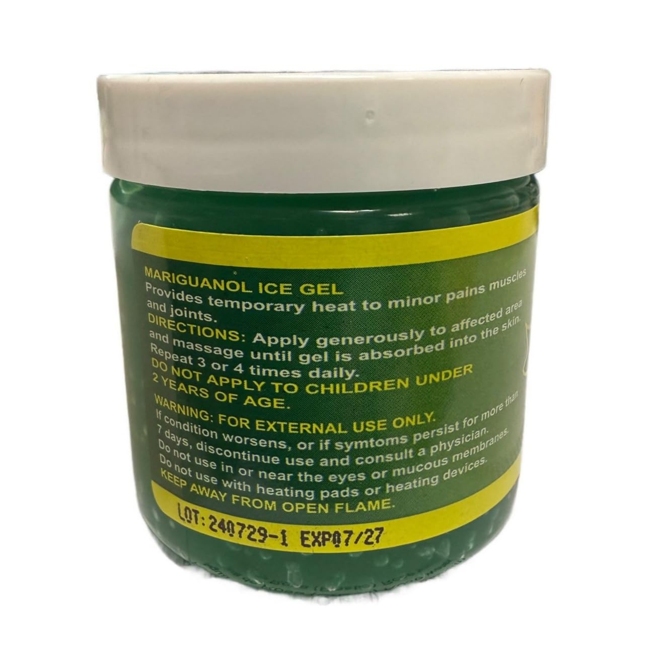 MARIGUANOL Extra Strong Muscle Rub Gel with Hemp Oil, Menthol & Camphor – Cooling, Fast-Absorbing Topical Gel for Post-Workout Active Lifestyles – Net Wt. (9 Ounce) MARIGUANOL uk supplements