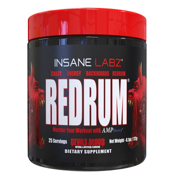 Insane Labz Redrum High Stim Pre Workout NO Booster Powder, Loaded with Beta Alanine Insane Labz uk supplements