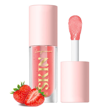 LANGMANNI Moisturizing Lip Oil,No-Sticky Lip Gloss Lip Balm Lip Care,Fruit Flavoured Lip Oil For Dry Lip's Moisturizing Hydrating And Nourishing ((Strawberry)) LANGMANNI uk supplements