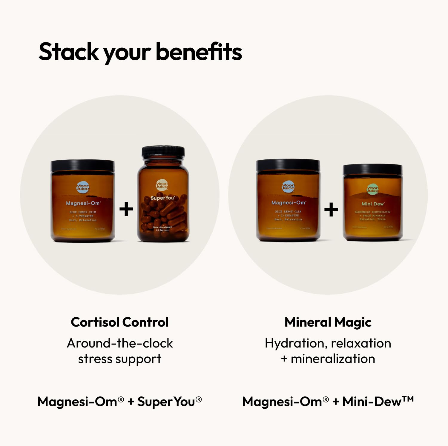 Moon Juice Magnesi-Om Magnesium Powder Supplement - Chelated Magnesium Complex + L-Theanine Blend for Rest, Relaxation & Regularity - Vegan, Non-GMO & No Sugar, Blue Lemon, 4.2 oz, 30 Servings Moon Juice uk supplements