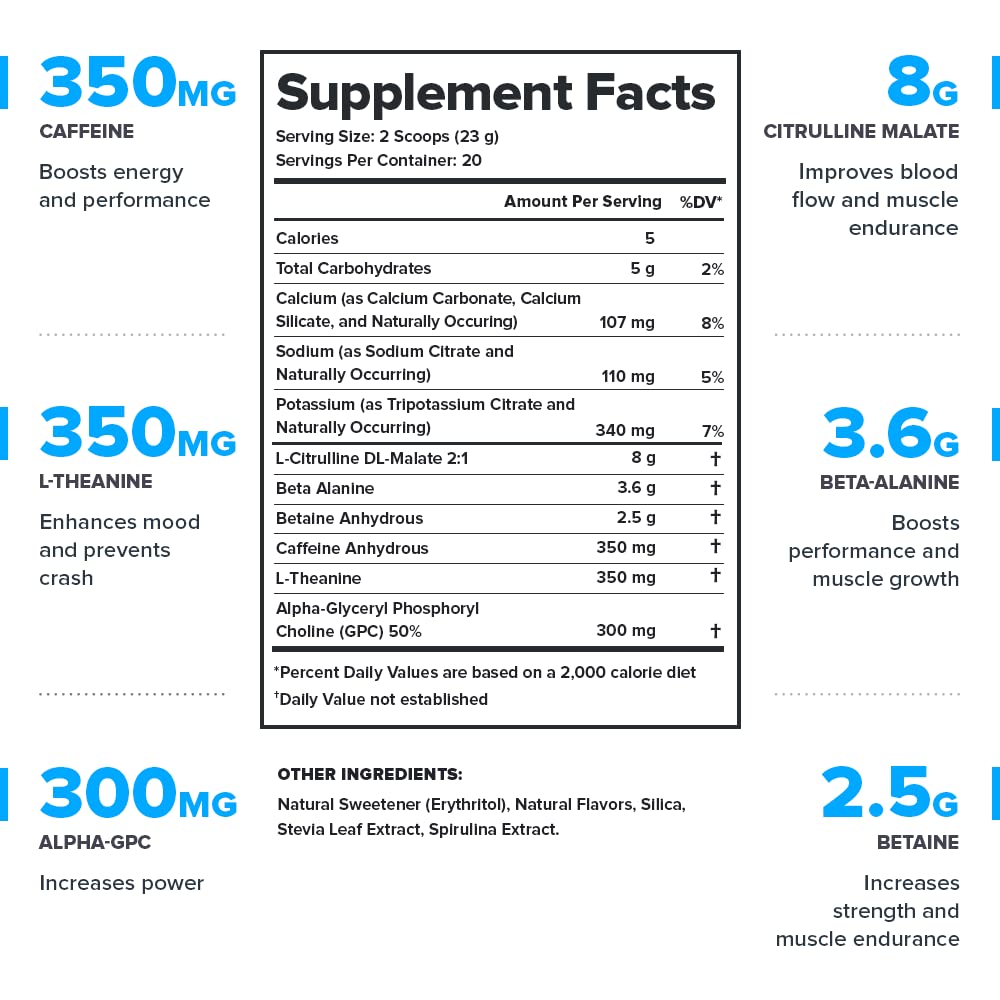 LEGION Pulse Pre Workout Supplement - All Natural Nitric Oxide Preworkout Drink LEGION uk supplements