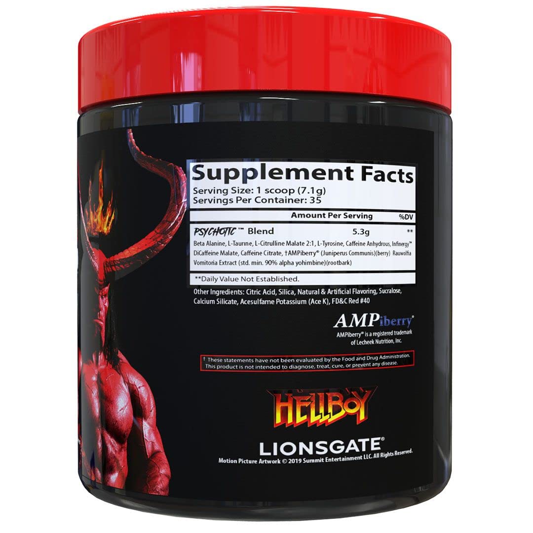 Insane Labz Psychotic, High Stimulant Pre Workout Powder, Extreme Lasting Energy Insane Labz uk supplements