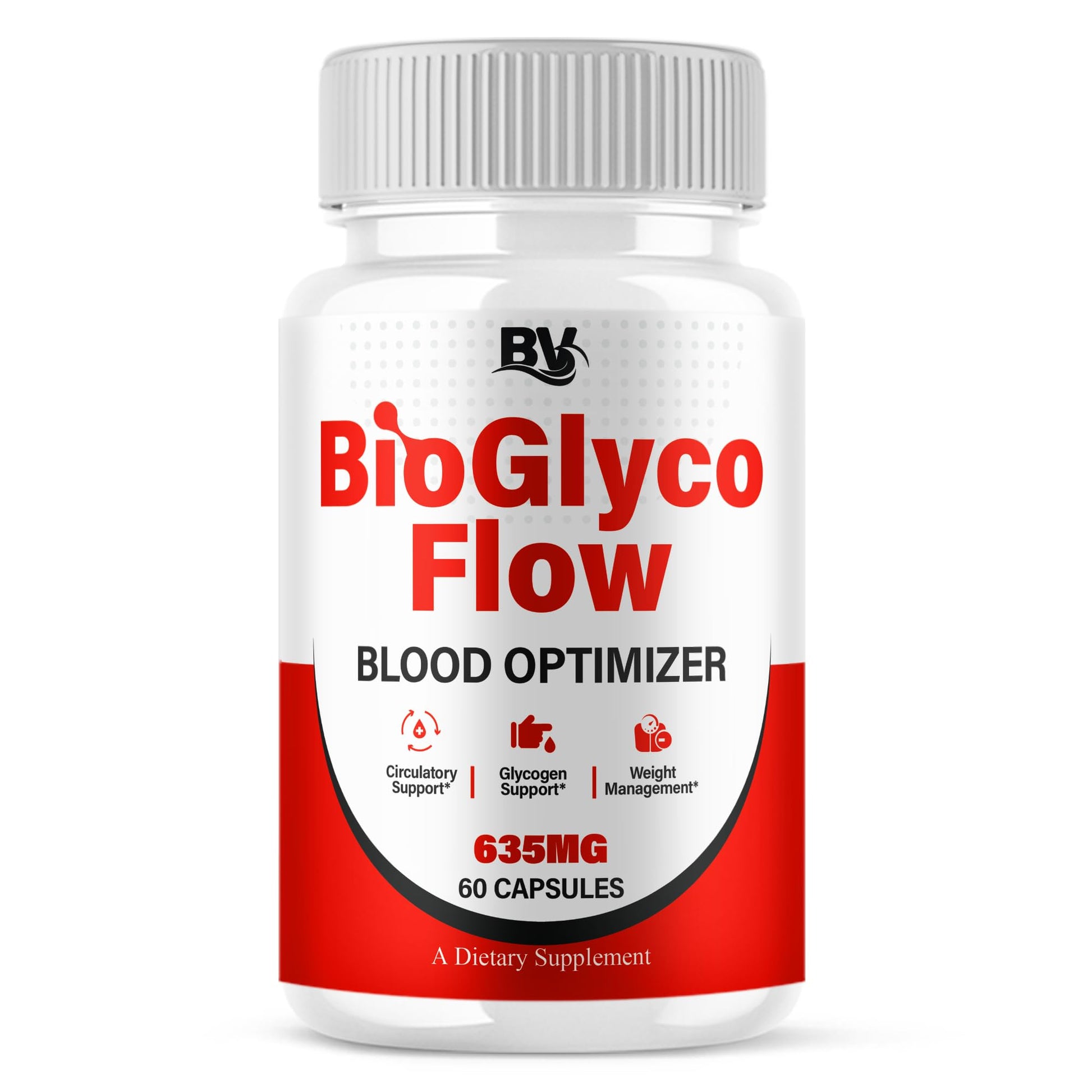 BioGlyco Flow Advanced Daily Multivitamin Health Support and All Natural Wellness Supplement Formula, BioGlyco Flow Premium Health and Wellness Support Formula Supplement (1 Pack - 60 Capsules) BLUE VIBE uk supplements