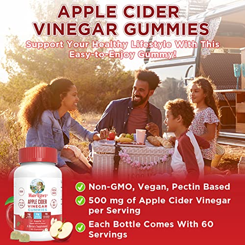 Mary Ruth's Apple Cider Vinegar Gummies, 60 CT MaryRuth Organics uk supplements