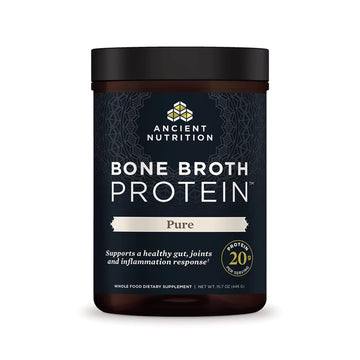 Ancient Nutrition Bone Broth Protein Powder, Pure Flavor, 20 Servings Size Ancient Nutrition uk supplements