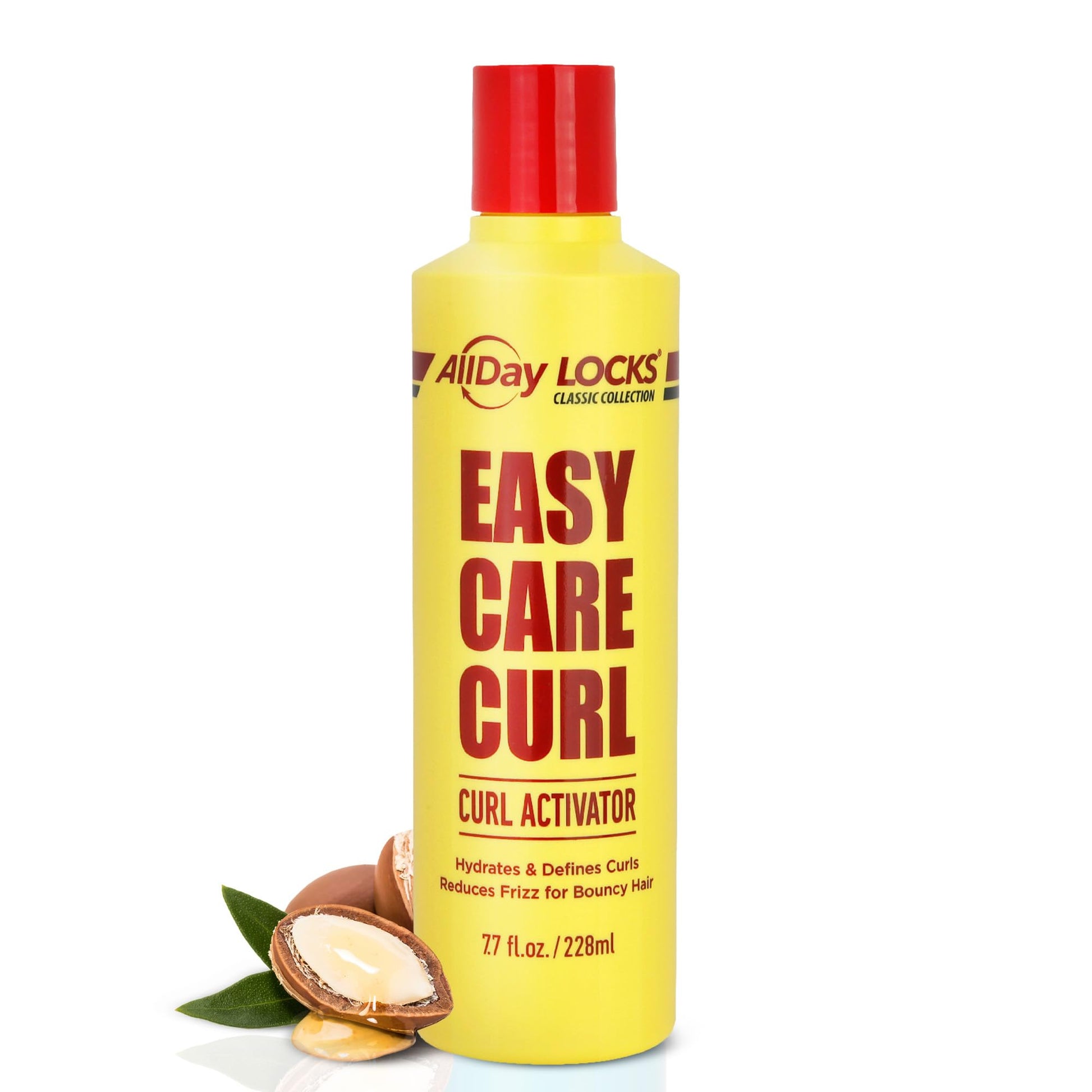 AllDay Locks Classic Easy Care Curl Activator - Activator Product for Curly Hair, Defines & Moisturizes Strands, Milky Cream Product for Men and Women, Easy Curling and Styling - 7.7 oz Bottle AllDay Locks uk supplements
