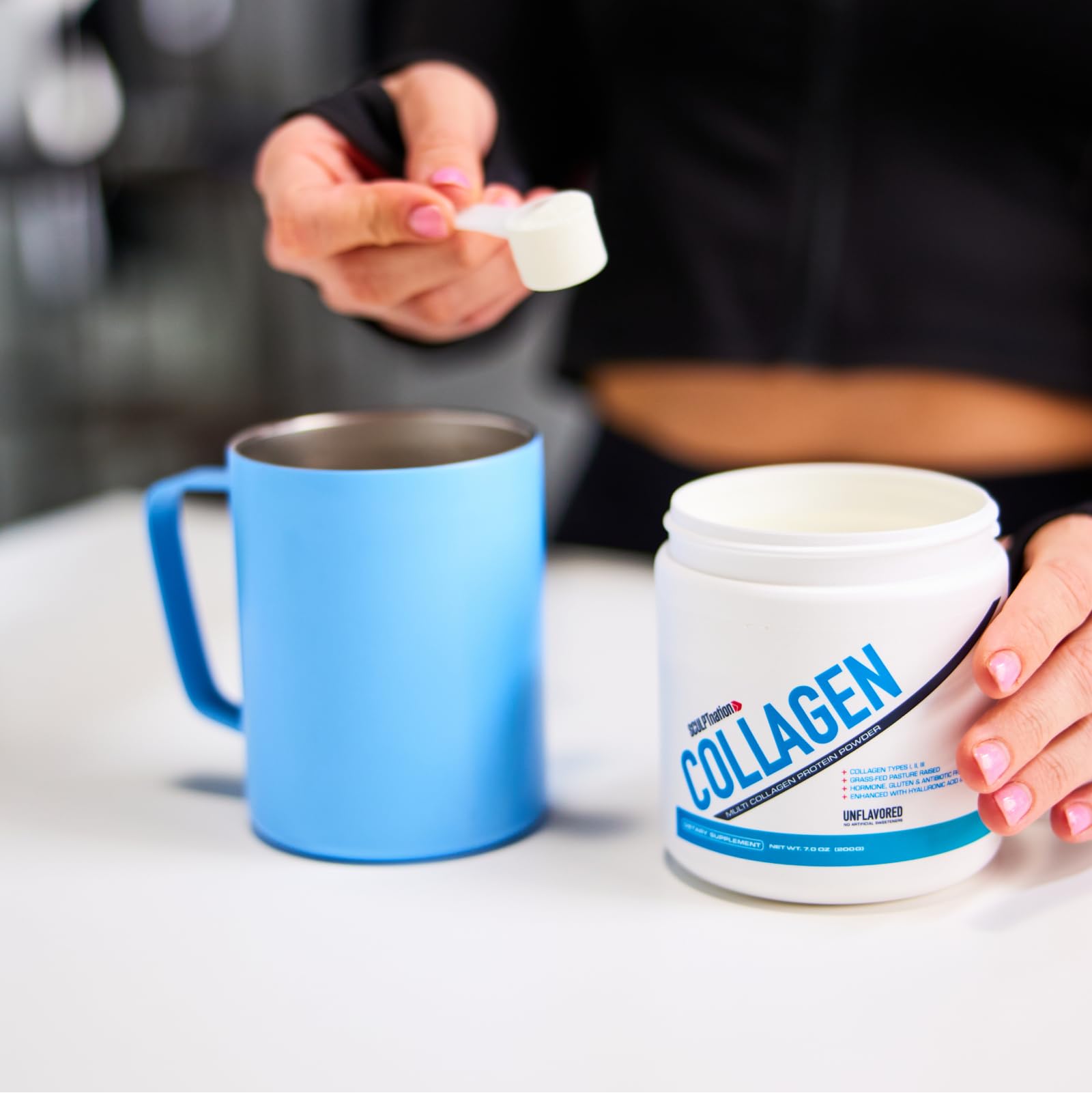 Sculpt Nation by V Shred Collagen Peptides Powder - Types I, II, and III Collagen Plus Sculpt Nation uk supplements