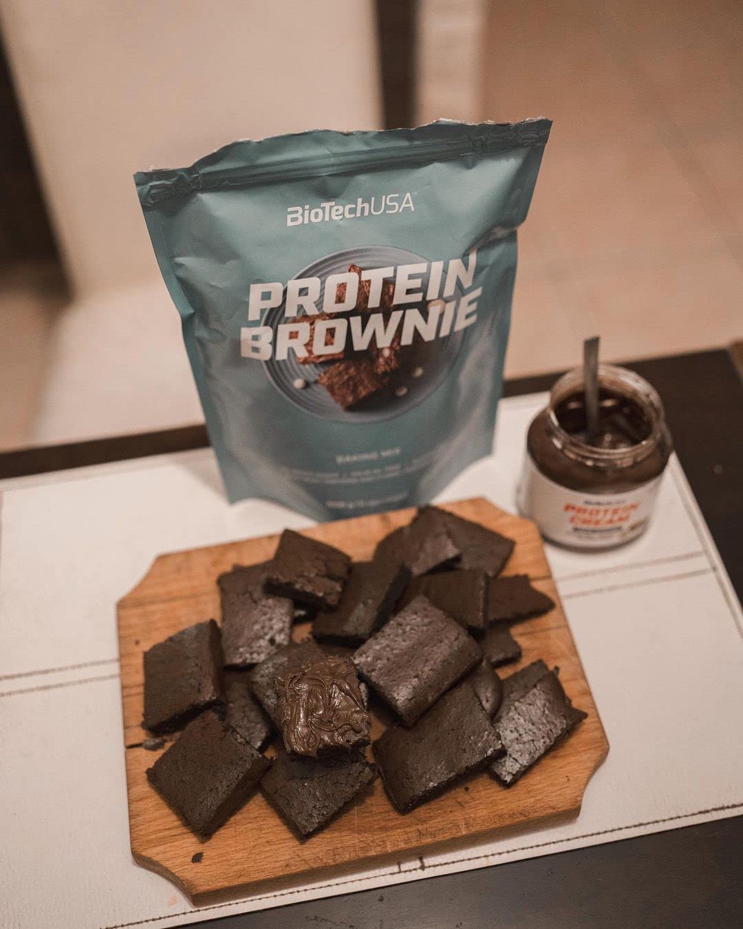 BioTechUSA Protein Brownie, Baking Mix with Collagen, whey proteins and sweeteners. 600 g, Chocolate BioTechUSA uk supplements