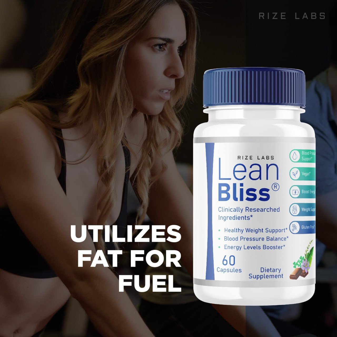(3 Pack) Lean Bliss Weight Loss Pills, Lean Bliss Fat Burning Formula, LeanBliss Advanced rize labs uk supplements