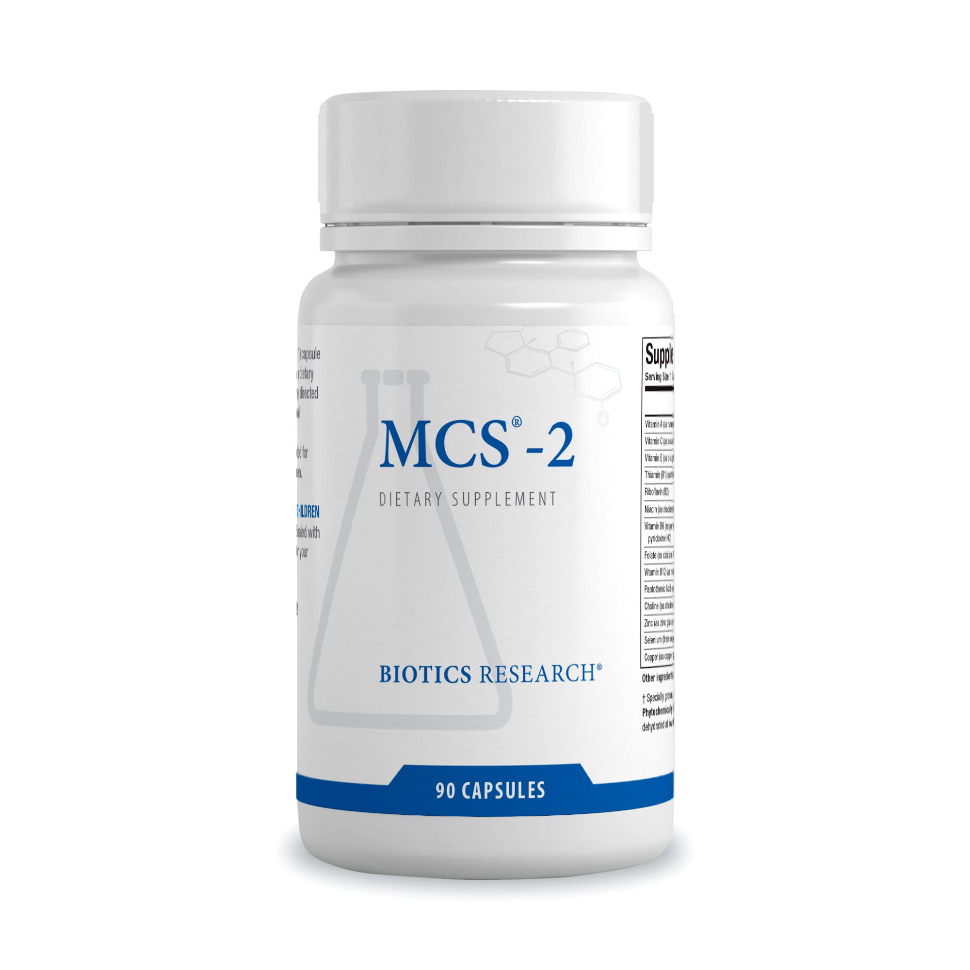 Biotics Research MCS-2 Metabolic Clearing Support, Liver Health, Potent Antioxidant Formula, Milk Thistle, Red Clover, 90 Capsules BIOTICS RESEARCH uk supplements