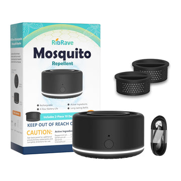Rechargeable Mosquito Repeller Outdoor Patio Bug Insect Repellent Indoor RibRave uk supplements