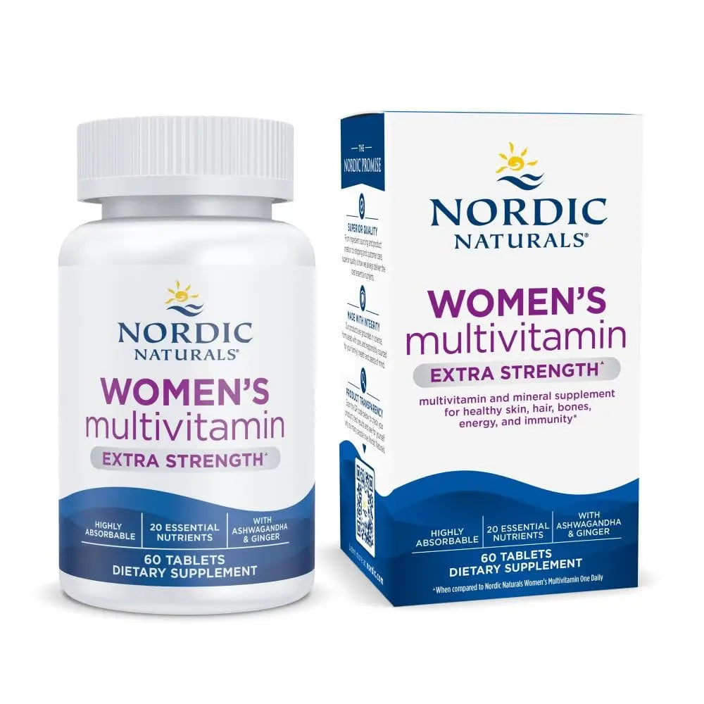 Nordic Naturals Women’s Multivitamin Extra Strength - Skin, Hair, Energy, & Bone Support - Immunity Supplement Nordic Naturals uk supplements
