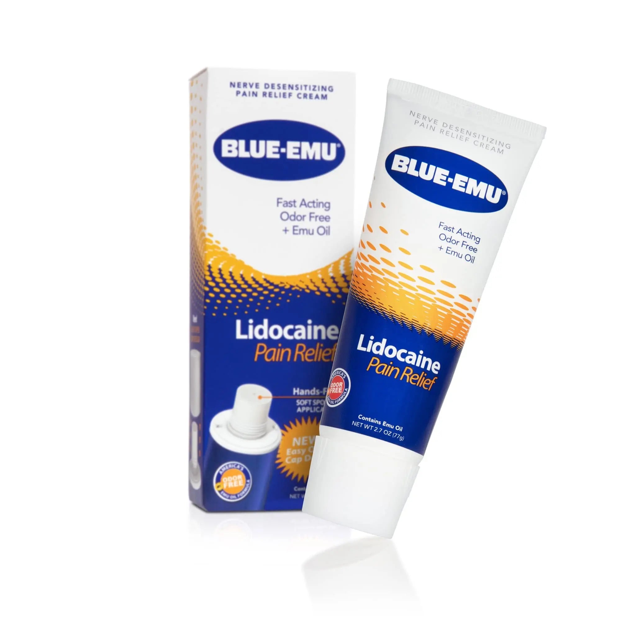Blue Emu Blue-emu lidocaine Pain Relief Cream Non-Child Resistance Cap, Odor Free, 2.7 Ounce BLUE-EMU uk supplements