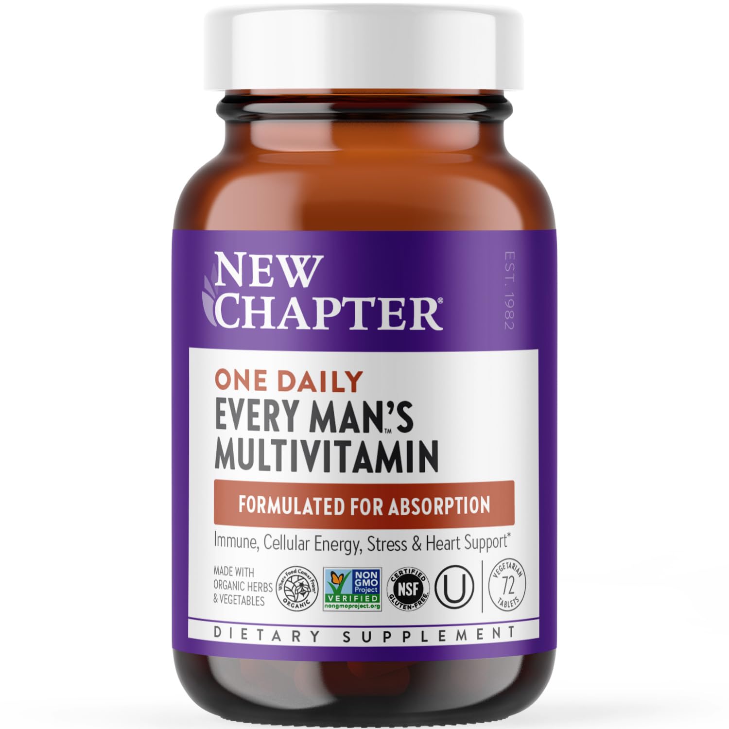 New Chapter Men’s Multivitamin, B6, Extra B12, D3, Vitamin C & Zinc, Immune, Heart, Cellular Energy, and Brain Health New Chapter uk supplements