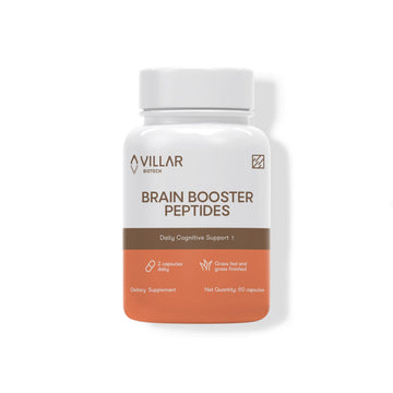 Nootropic Brain Supplement – Grass-Fed Bovine Brain Peptides for Focus, Memory & Mental Clarity – Ancestral Cognitive Support – Argentine Pasture-Raised, Non-GMO – 60 Capsules VILLAR BIOTECH uk supplements