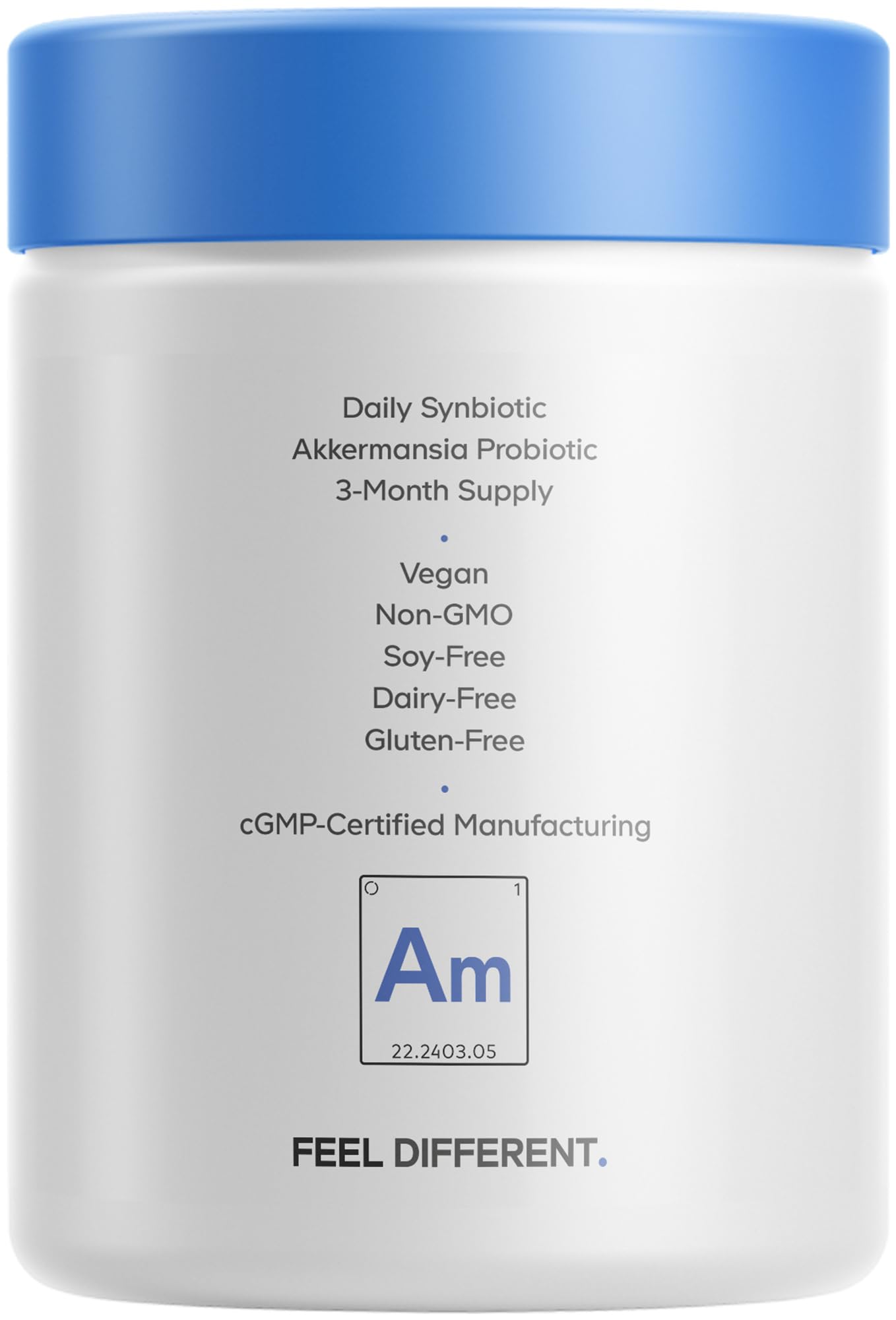 Codeage Akkermansia Muciniphila Probiotic Ultra - High-Potency 500M AFUs Akkermansia Probiotic Supplement - Enhanced Daily Probiotic & Prebiotic, Chicory Inulin - 3-Month Supply - 90 Capsules Codeage uk supplements