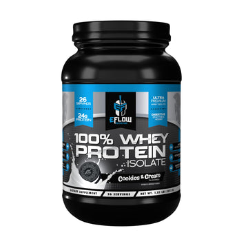 eFlow Nutrition 100% Whey Protein Isolate - Lactose-Free Digestive Enzymes Added eFlow Nutrition uk supplements