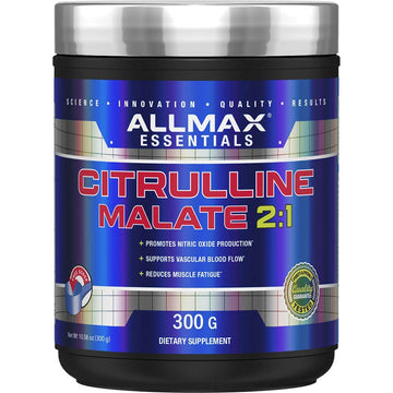 ALLMAX Essentials CITRULLINE MALATE 2:1 - 300 g Powder - Improves Endurance ALLMAX Nutrition uk supplements