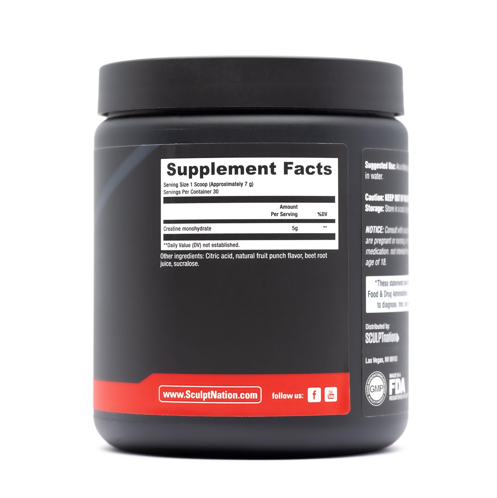 Sculpt Nation by V Shred Creatine - Premium Creatine Monohydrate Powder Sculpt Nation uk supplements