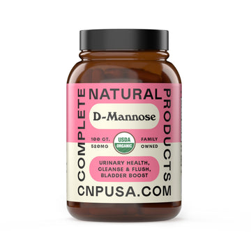 D Mannose 520mg Capsules - Organic D Mannose Supplement for UTI Support, Urinary Tract Bladder Health Pills, Plant Based Formula, Vegan Non GMO, No Fillers, 100 Capsule Count Made USA Certified Kosher Complete Natural Products uk supplements