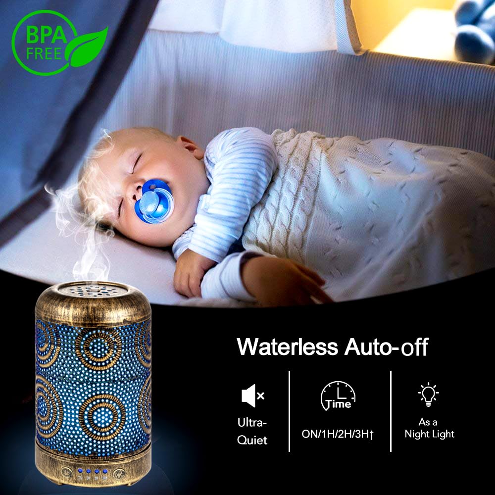 Aromatherapy Diffusers, SALKING 100mL Essential Oil Diffusers, Electric Ultrasonic Humidifier SALKING uk supplements