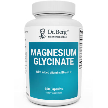 Dr. Berg's Magnesium Glycinate 400mg - Fully Chelated Veg Capsules for Stress Dr. Berg Nutritionals uk supplements