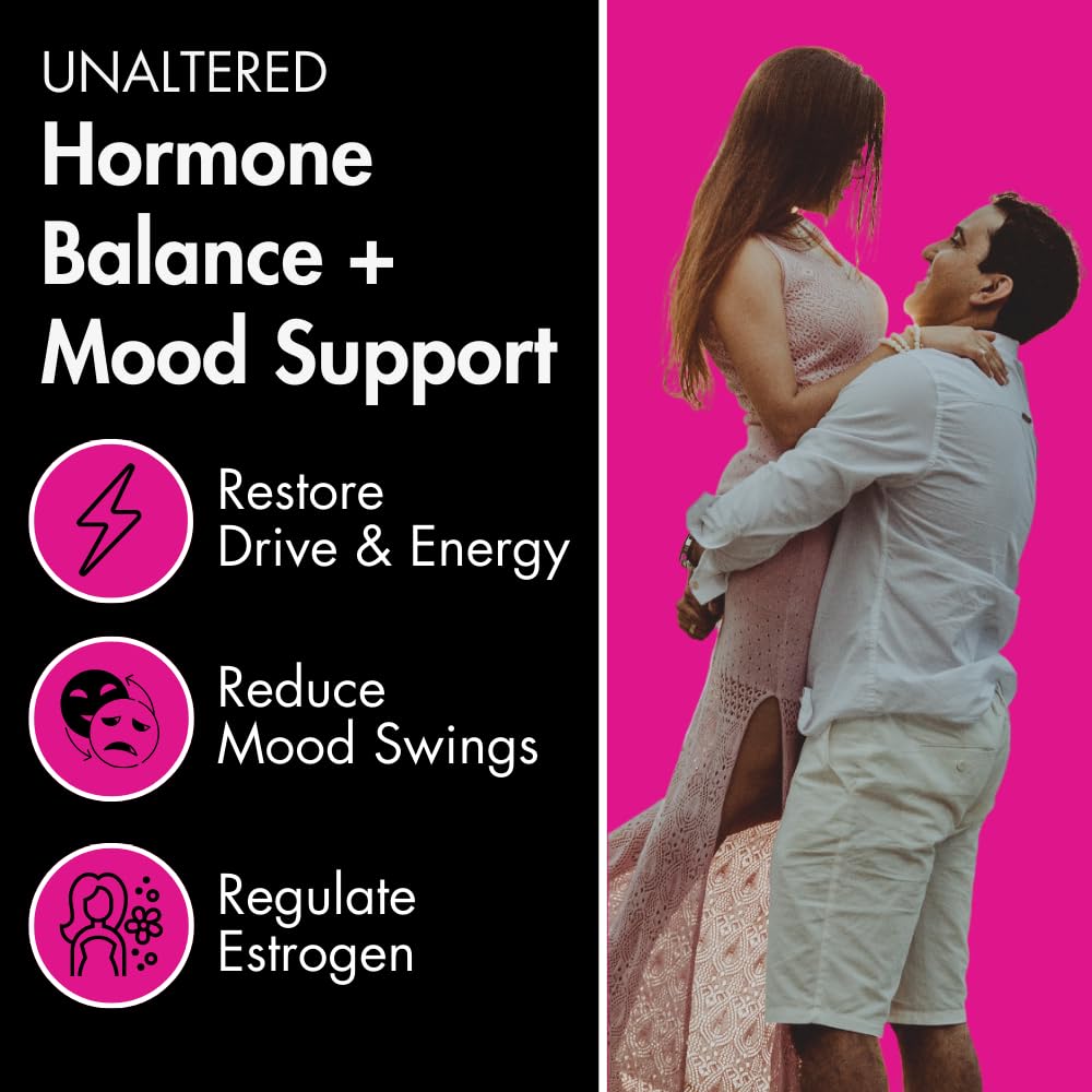 Hormone Balance & Mood Support for Women - Restore Female Drive & Reduce Mood UNALTERED uk supplements