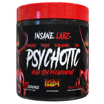 Insane Labz Psychotic, High Stimulant Pre Workout Powder, Extreme Lasting Energy Insane Labz uk supplements