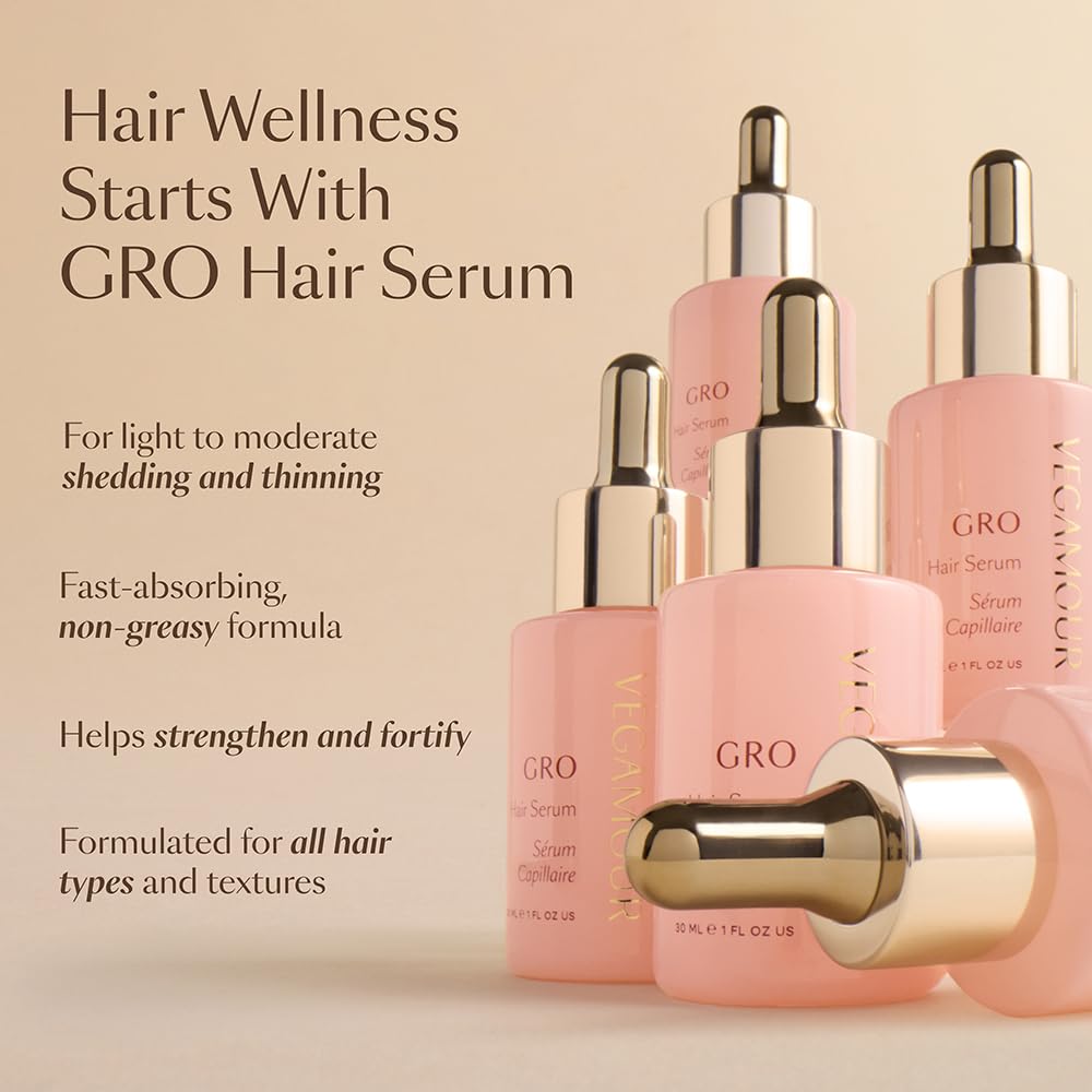 VEGAMOUR GRO Better Duo Includes GRO Hair Serum & GRO Revitalizing Scalp Massager for Thinning Hair VEGAMOUR uk supplements