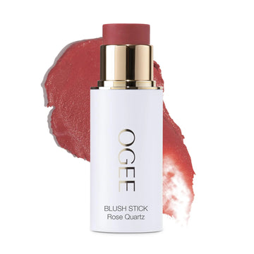 Ogee Sculpted Face Stick (ROSE QUARTZ - ROSE BLUSH) Certified Organic Blush Stick - Multi-Use Cream Blush Stick for Cheeks, Lips & Face Ogee uk supplements