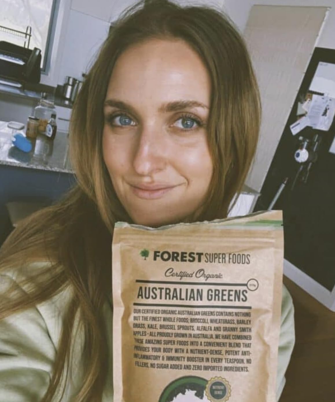 Certified Organic Australian Greens Whole Food Blend | 7 Incredible Whole Foods | No fillers or additives Forest Super Foods uk supplements
