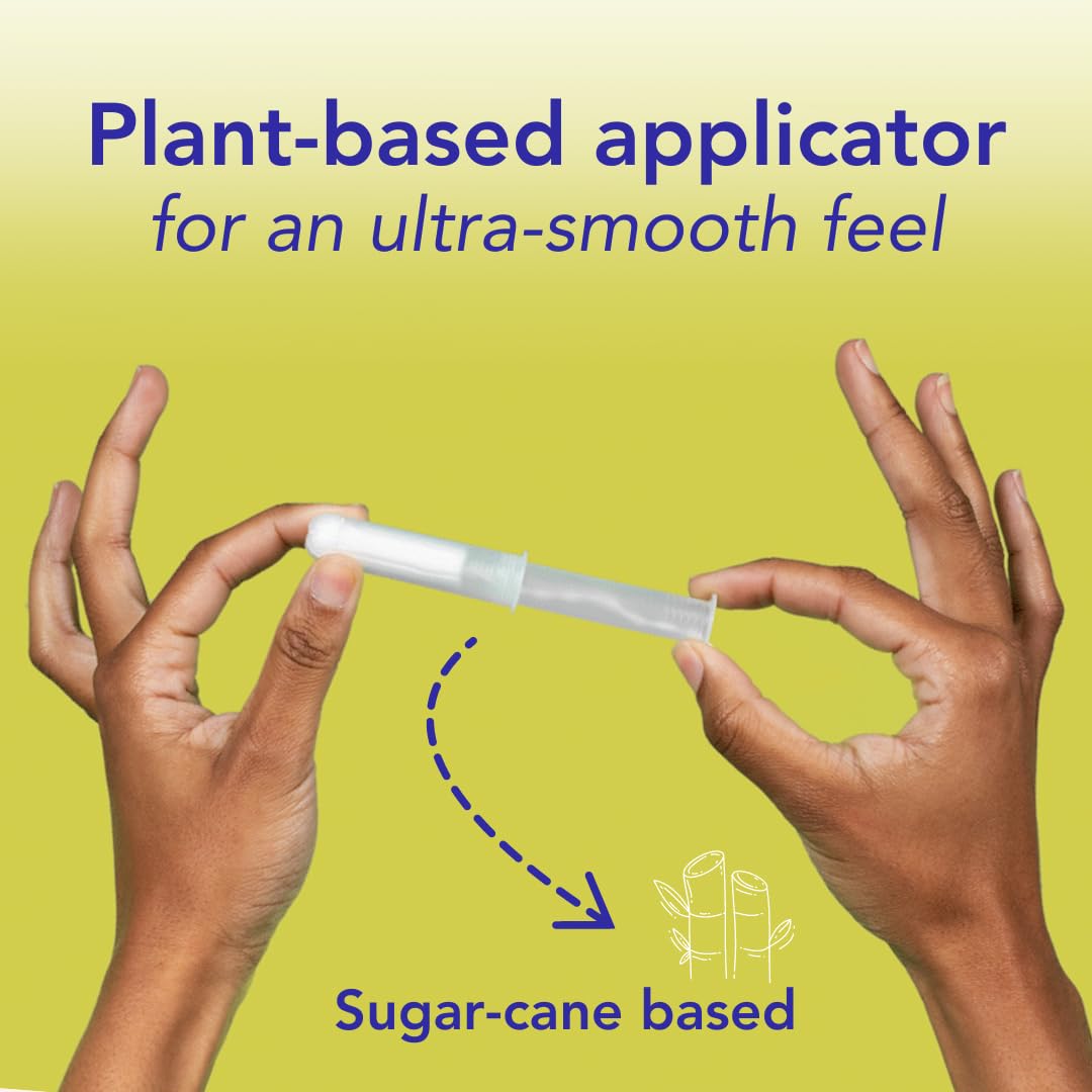 Award Winning 100% Organic Cotton Easy Glide Tampons with Compact Plant Based Applicator MARLOW uk supplements