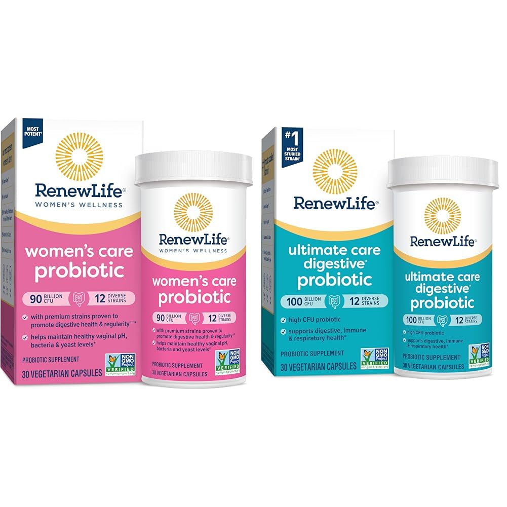 Renew Life Women's Probiotic Capsules, Supports Vaginal, Urinary, Digestive & Ultimate Renew Life uk supplements