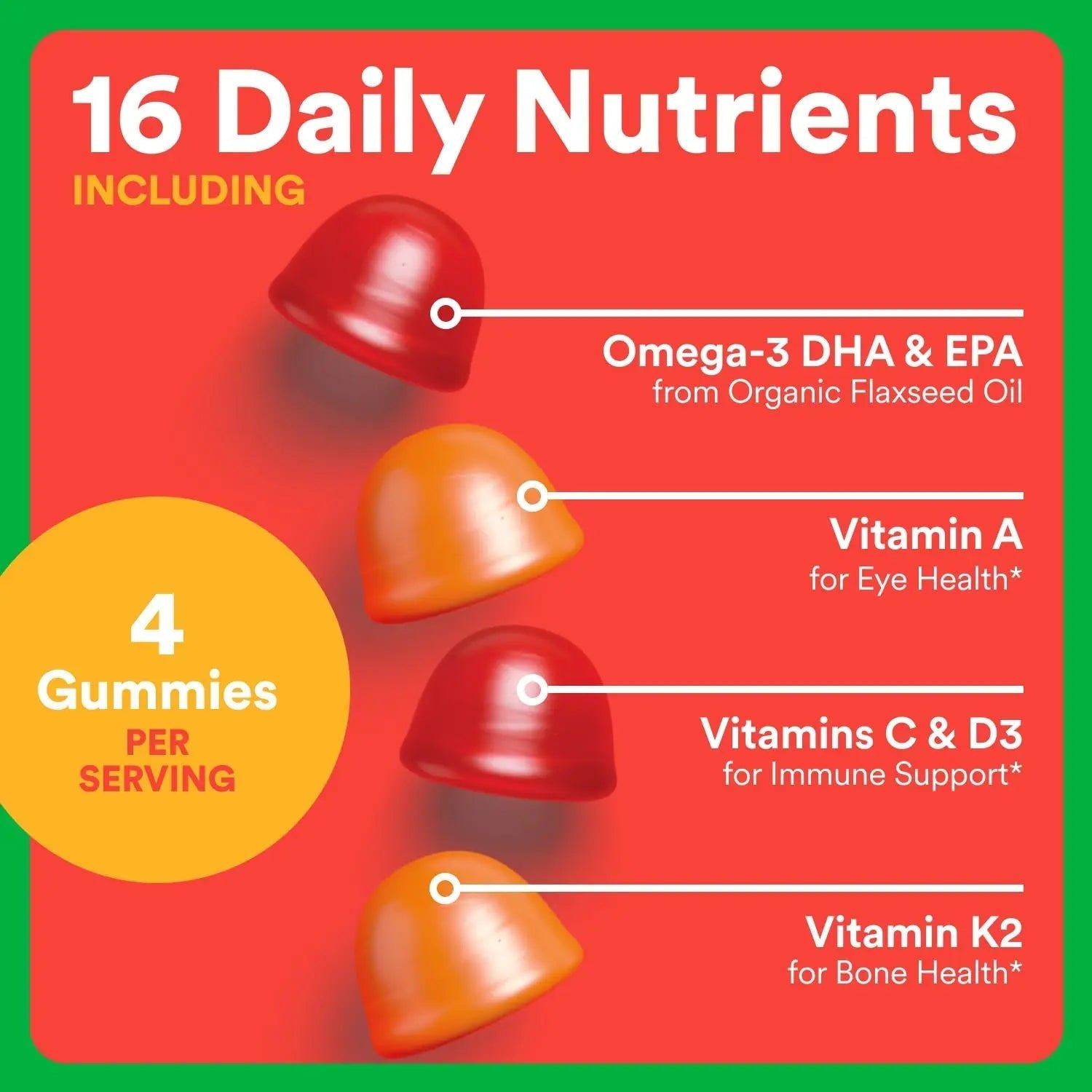 SmartyPants Organic Kids Multivitamin Gummies: Omega 3 (ALA), Vitamin D3, C, Vitamin B12, B6, A, K & Zinc for Immune Support, Biotin SmartyPants uk supplements