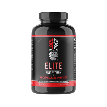 Gorilla Mind Elite Multi-Vitamin (180 Capsules) – Daily Multivitamin Formulated for Peak Performance | 27 Nutrients to Backfill Micronutrient Shortcomings Gorilla Mind uk supplements