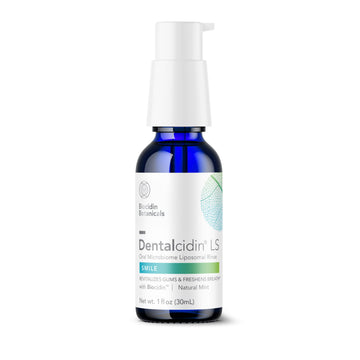 Biocidin Dentalcidin LS Liposomal Oral Rinse - Fluoride Free Mouthwash - Plant-Based, Professional Strength - Support Healthy Gums & Oral Microbiome - Freshen Breath (1oz) Bio-Botanical Research uk supplements